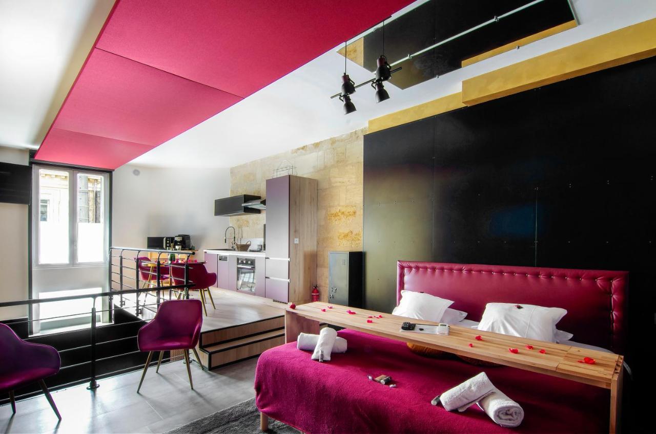 Mieuxqualhotel Jacuzzi Privatif Love Room Bordeaux Eksteriør bilde